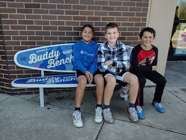 Shepards Hill Elementary Buddy Bench Donation